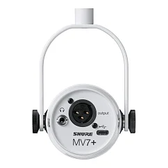 Микрофон для стриминга и игр Shure MV7+ White