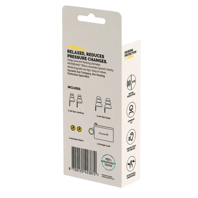 Беруши Dynamic Ear Company Crescendo Travel Eco Box Yellow - рис.4