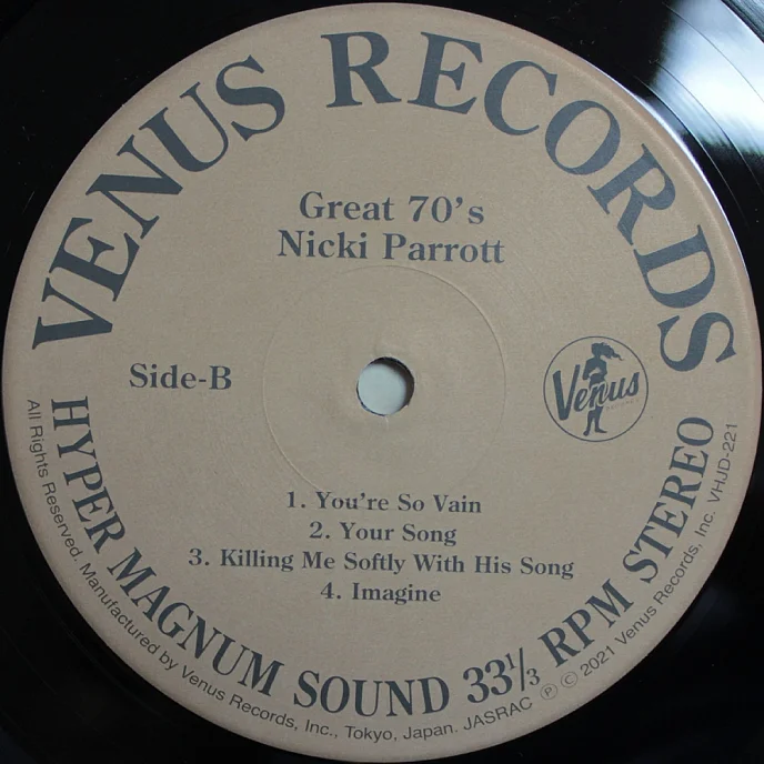Виниловая пластинка Nicki Parrott – Great 70s LP - рис.5