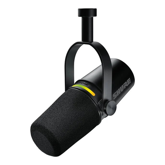 Микрофон для стриминга и игр Shure MV7+ K Black - рис.0