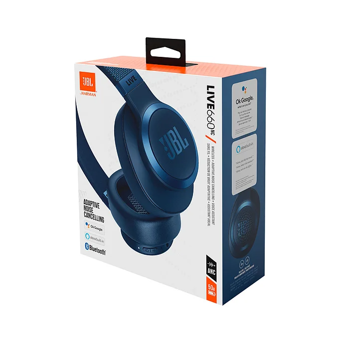 Беспроводные наушники JBL Live 660NC Blue - рис.8