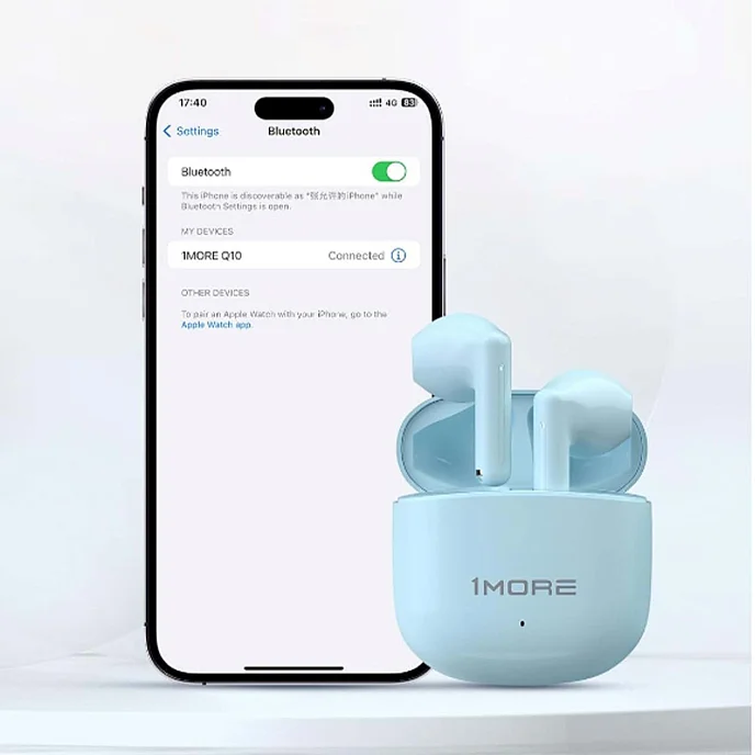 Беспроводные наушники 1MORE Q10 Blue - рис.6