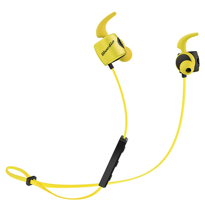 Беспроводные наушники Bluedio TE Yellow - рис.1