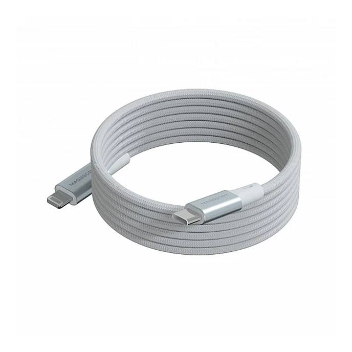 Кабель Magssory Link L 60W USB-C - Lightning White 1.2m - рис.0