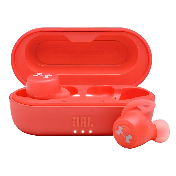 Беспроводные наушники JBL Under Armour True Wireless Streak Red - рис.0