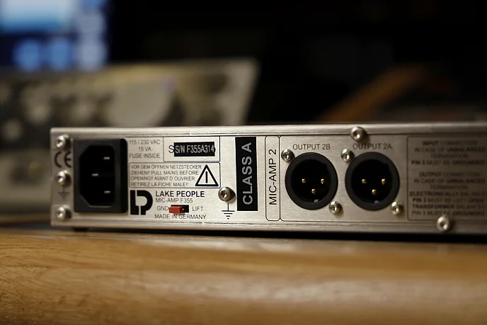 Предусилитель Lake People Mic-Amp F355 Class-A Black - рис.10
