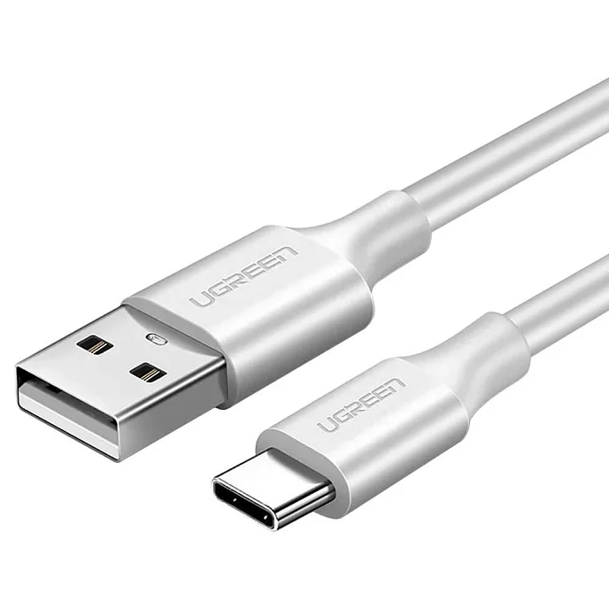 Кабель Ugreen US287 USB-A - USB-C White 1m - рис.0