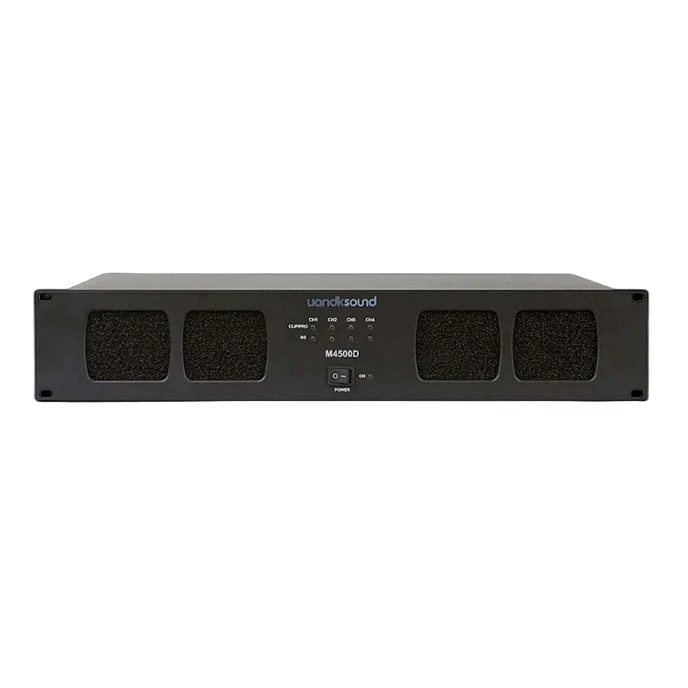 Усилитель мощности UandKSound M4500D Black - рис.0