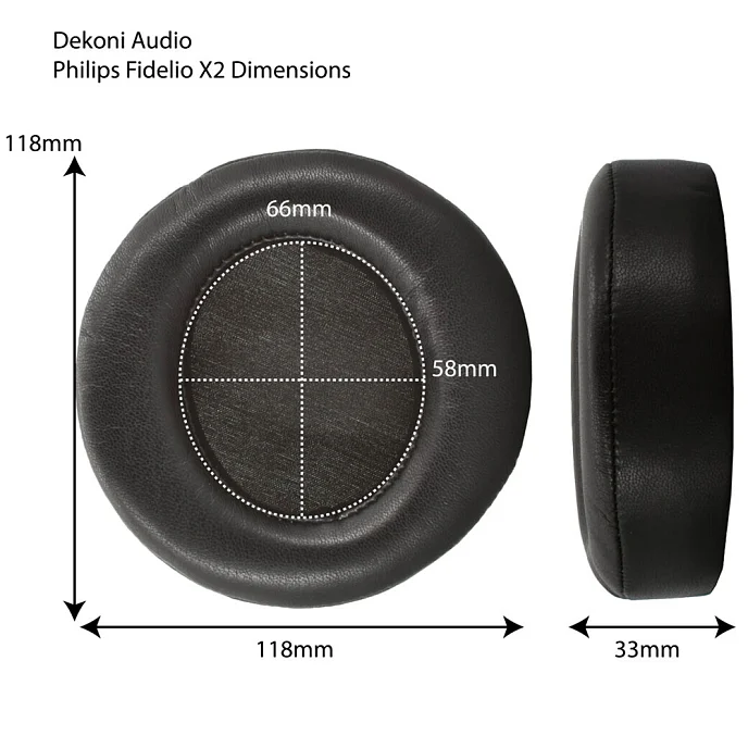 Амбушюры Dekoni Audio Choice Leather for Philips Fidelio X2 - рис.4