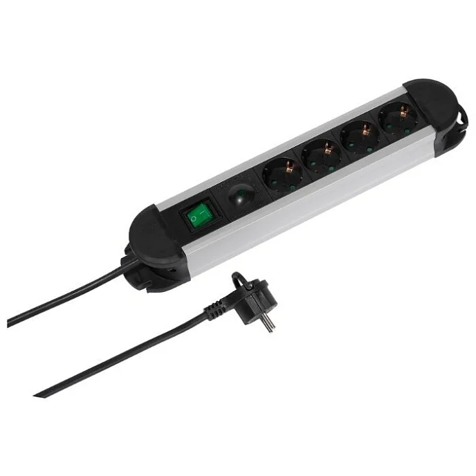 Сетевой фильтр Vivanco EPLS 4ALU Aluminium Black - рис.0
