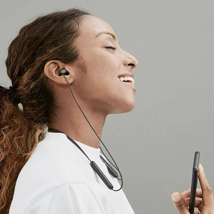 Беспроводные наушники Sony WI-C100 Black - рис.4