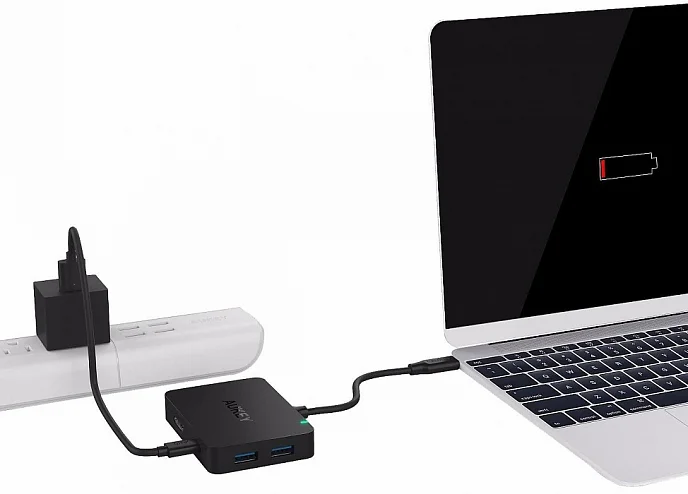 USB HUB Aukey USB-C Hub with HDMI/4 USB 3.0 - рис.3