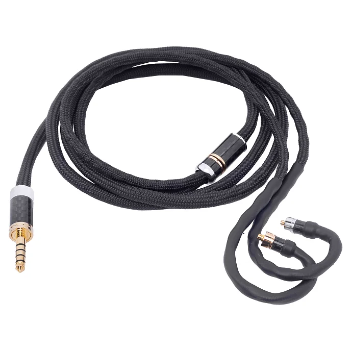 Кабель HeadMade IEM Premium MMCX - 4.4mm Black 1.2m - рис.0