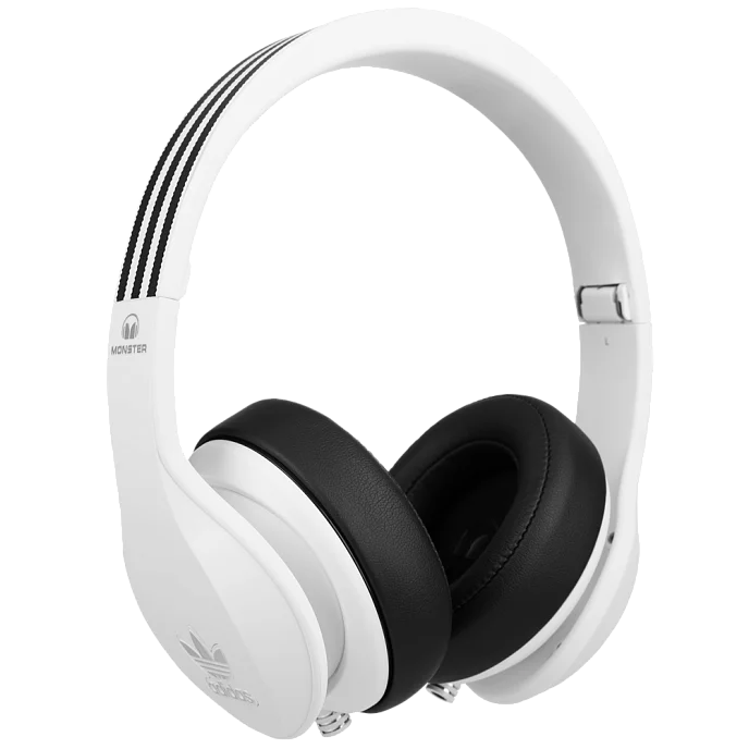 Наушники MONSTER ADIDAS ORIGINALS OVER EAR HEADPHONES (WHITE) - рис.0