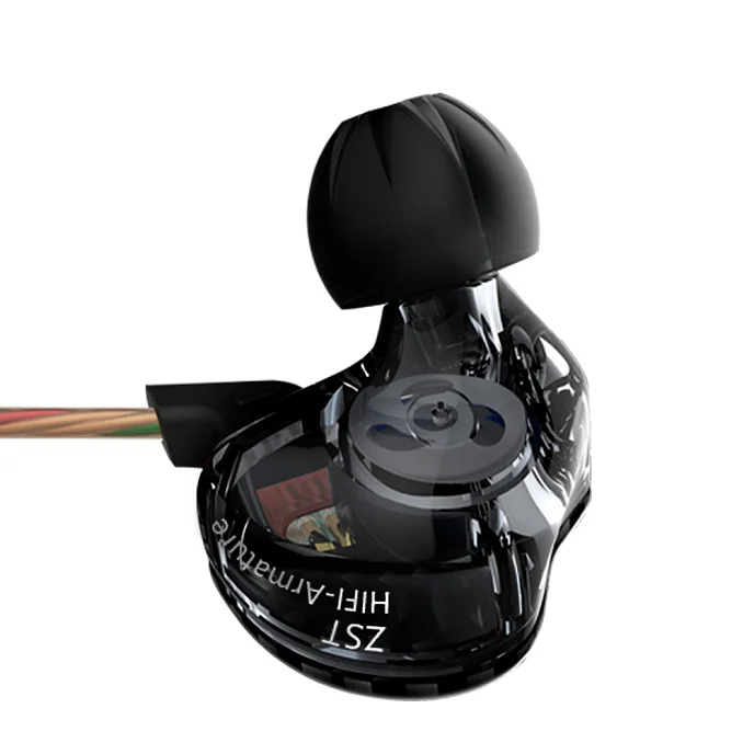 Наушники внутриканальные KZ ZST Black with mic - рис.3