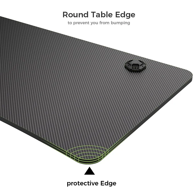 Компьютерный стол EUREKA GIP 47 Black - рис.3