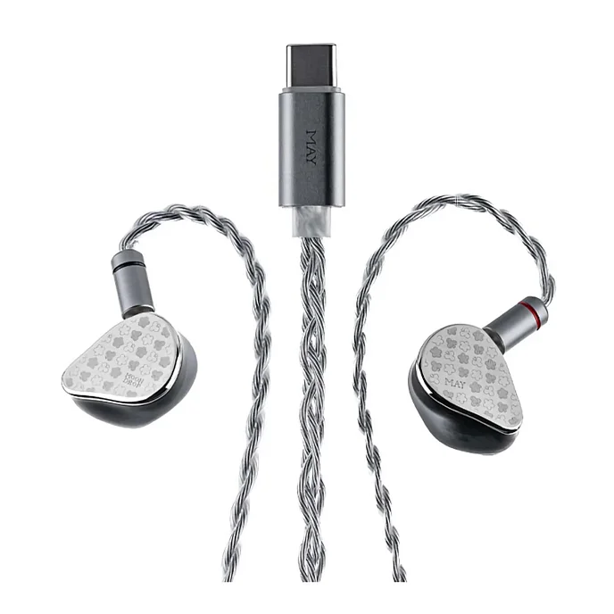 Наушники внутриканальные MoonDrop May DSP Silver - рис.0