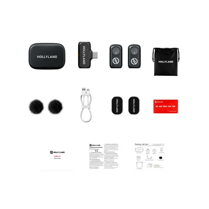 Микрофон беспроводной Hollyland Lark A1 Duo USB-C Space Gray - рис.12