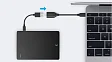Кабель Anker Powerline USB-C - USB-A 82mm Black - рис.2
