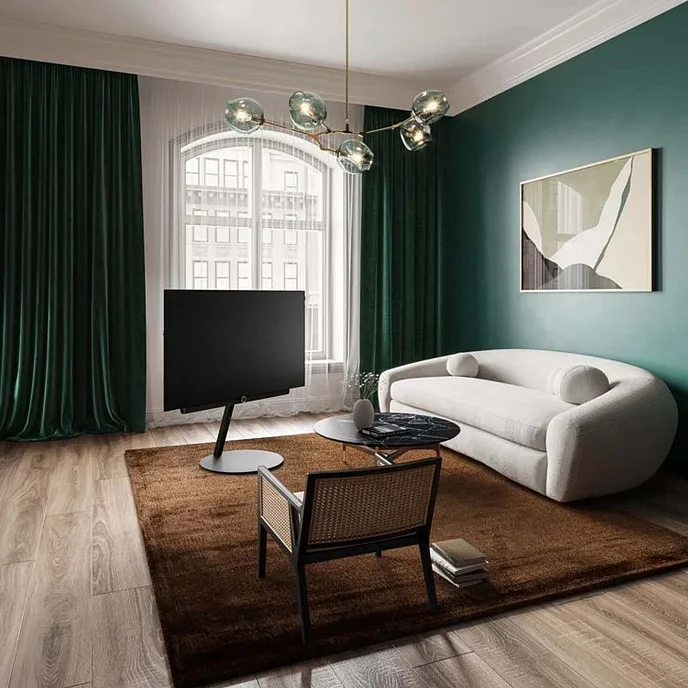 Стойка Loewe Floor Stand Flex 43-65 Basalt Grey - рис.4