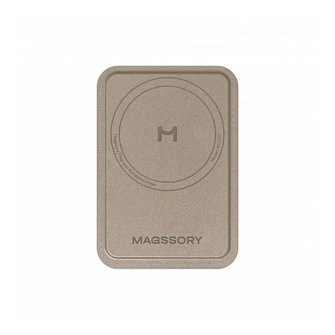 Чехол для смартфонов Magssory Duo Magnetic Kickstand Wallet Latte - рис.1