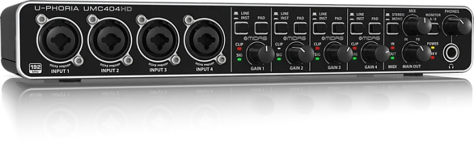 Внешняя звуковая карта BEHRINGER UMC404HD - рис.1