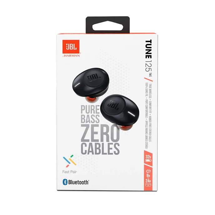 Беспроводные наушники JBL Tune 125TWS Black - рис.8