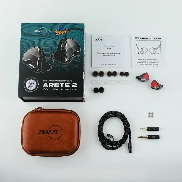Наушники внутриканальные ZiiGaat Fresh Reviews Arete II Red - рис.12