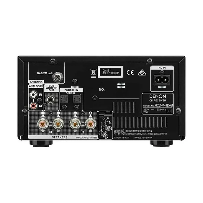 Ресивер Denon RCD-M41DAB Black - рис.3