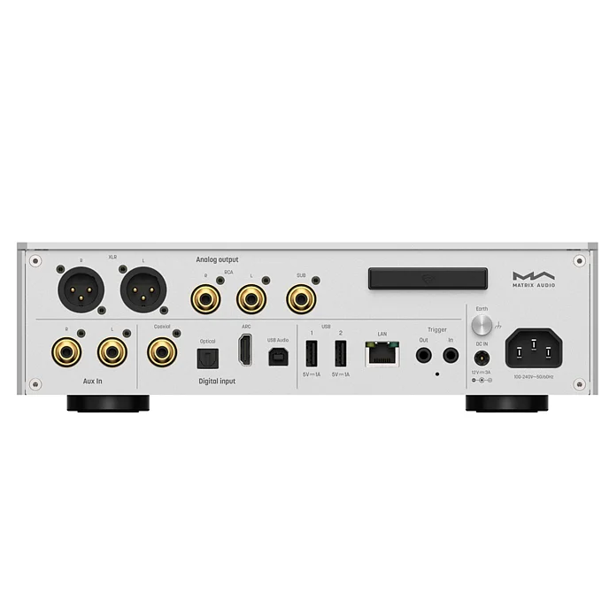 Усилитель для наушников с ЦАП Matrix Audio TS-1 Silver - рис.2