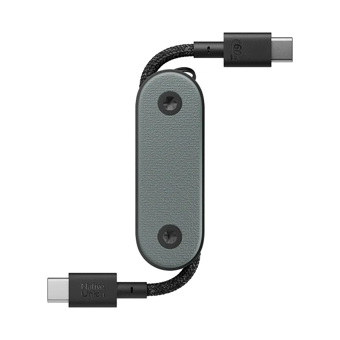 Кабель Native Union Pocket Cable USB-C To USB-C Green - рис.0