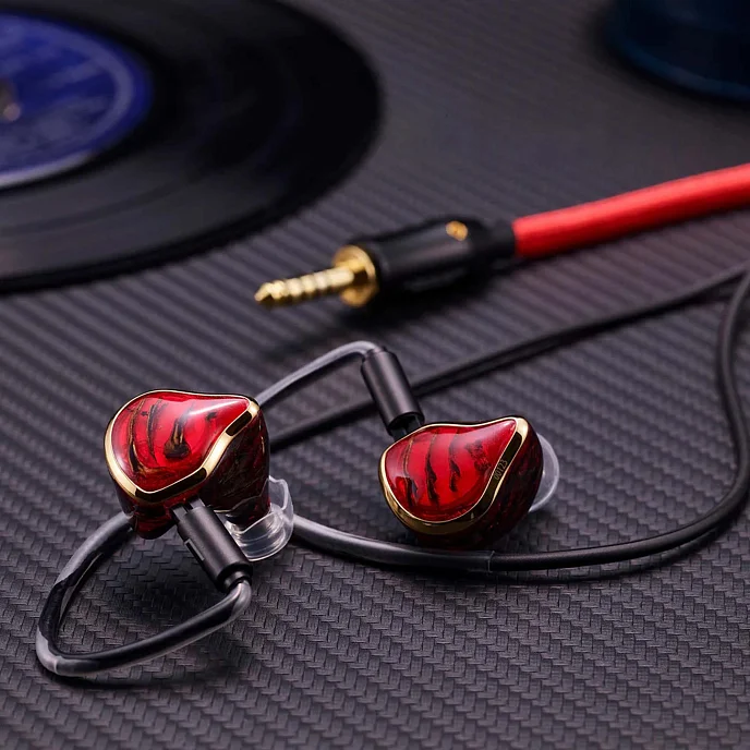 Наушники внутриканальные Unique Melody MEST MKIII Universal Red 4.4 mm - рис.5