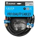 Кабель HeadMade Pro 2RCA - 2XLR-m Black 3m - рис.4