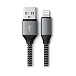 Кабель Satechi USB-A to Lightning Short Cable Space Grey - рис.3