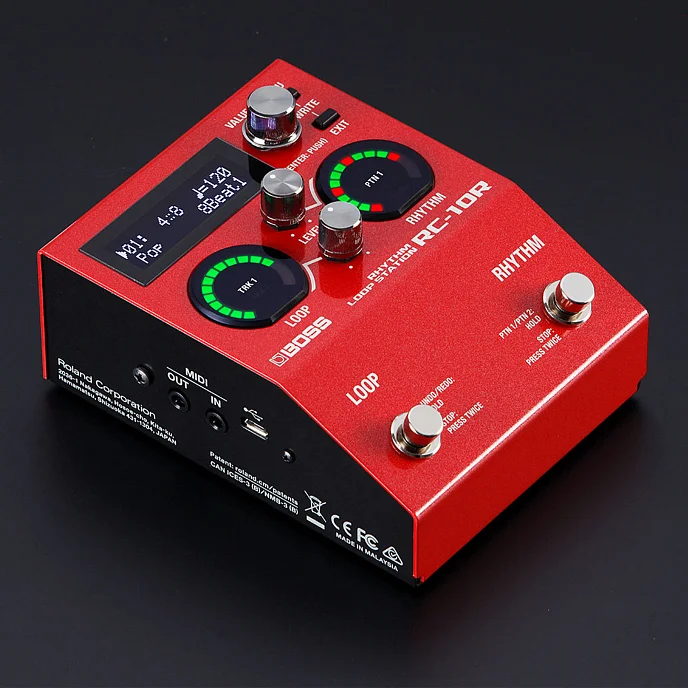 Студийное оборудование Boss RC-10R Rhythm Loop Station Red - рис.5