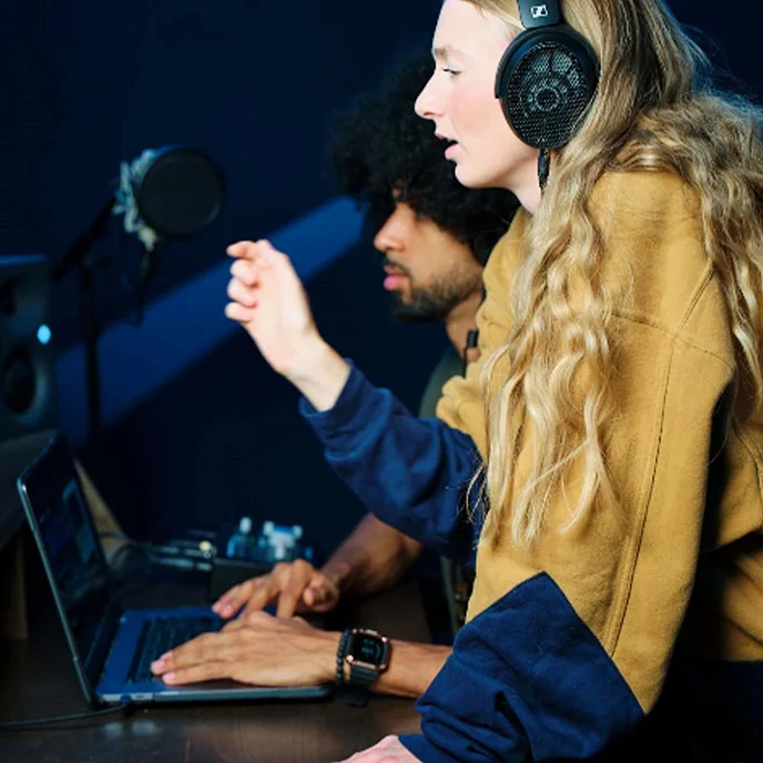 Наушники полноразмерные Sennheiser HD 490 PRO Black - рис.13