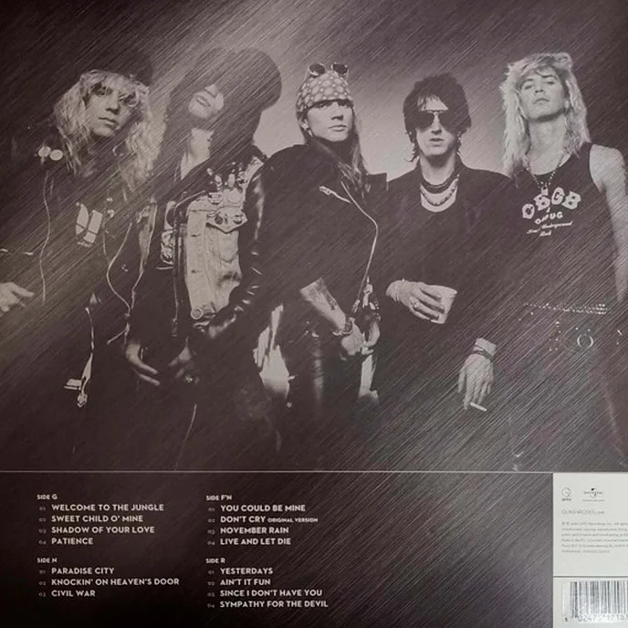 Виниловая пластинка Guns N Roses Greatest Hits (Red/Black Splatter) LP - рис.4