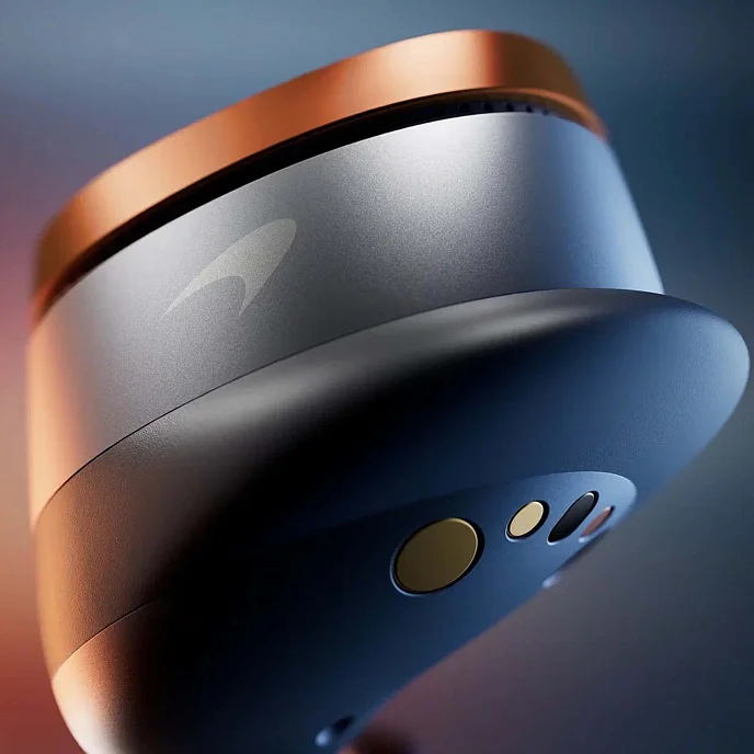 Беспроводные наушники Bowers & Wilkins Pi8 McLaren Edition Galvanic Grey/Papaya Orange - рис.11