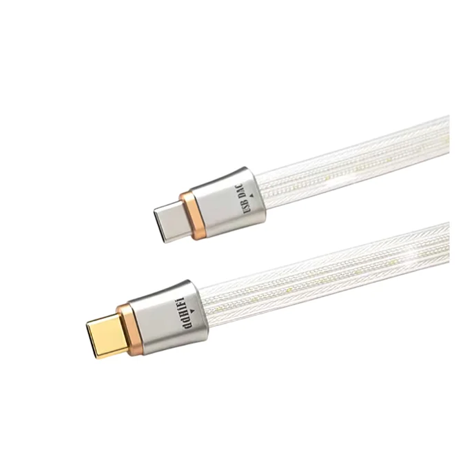 Кабель ddHiFi TC19CC Silver USB-C - USB-C 25cm - рис.1