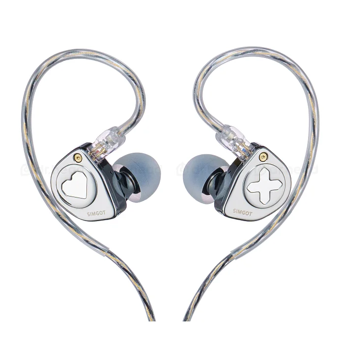 Наушники внутриканальные SIMGOT EW300 Silver - рис.0