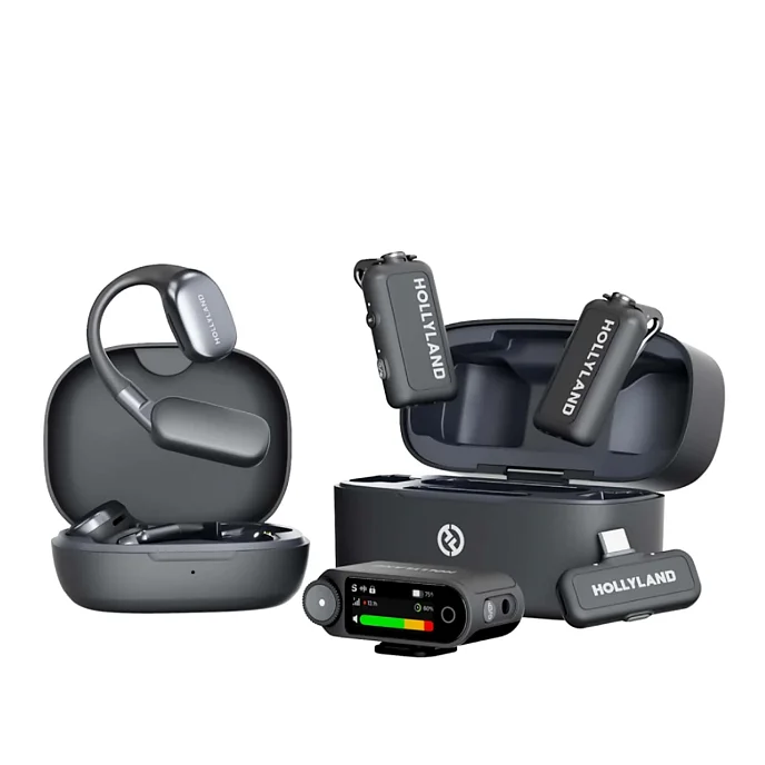 Микрофон беспроводной Hollyland Lark Max 2 Ultimate Combo Black - рис.0