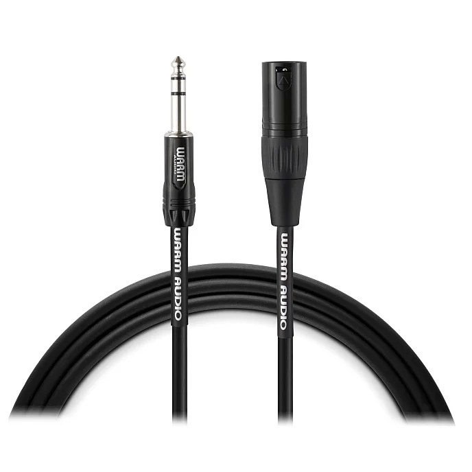 Кабель Warm Audio Pro XLR-m - 6.3mm Black 1.8m - рис.0