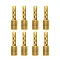 Wireworld Uni-Term Gold Bananas Set of 8