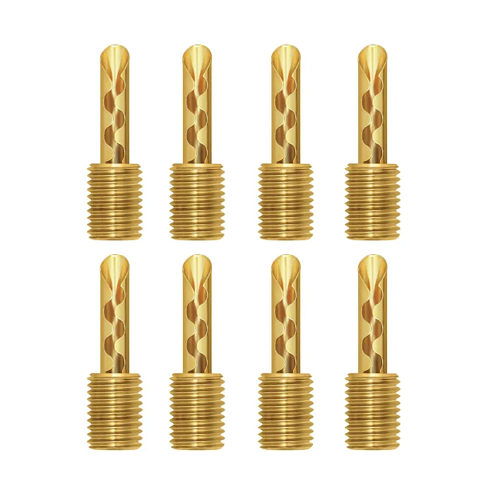 Разъём Wireworld Uni-Term Gold Bananas Set of 8 - рис.0