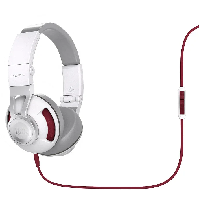 Наушники JBL Synchros S300i White Red - рис.1