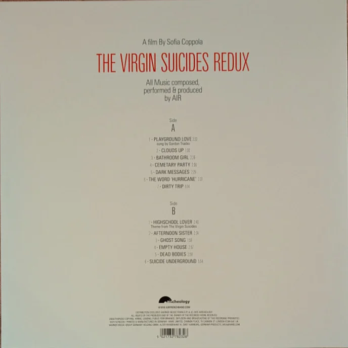 Виниловая пластинка AIR - The Virgin Suicides Redux (25th Anniversary) LP - рис.5