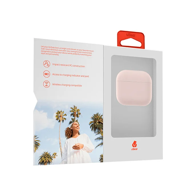 Чехол для Airpods uBear Touch Pro Case Airpods 3 Rose - рис.4