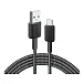 - рис.1 Кабель Anker 322 USB-A to USB-C Cable Braided black 0.9m - рис.1