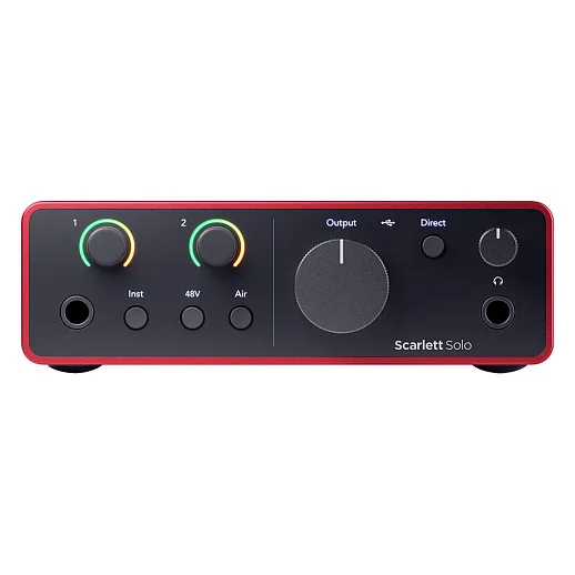 Аудиоинтерфейс Focusrite Scarlett Solo 4th Gen