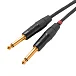 Кабель HeadMade Pro 6.3mm - 2x6.3mm Black 3m - рис.1
